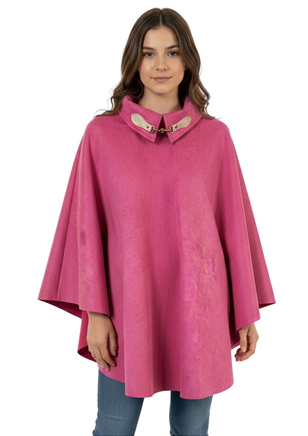Poncho Pala Feminino Estanciero Suede