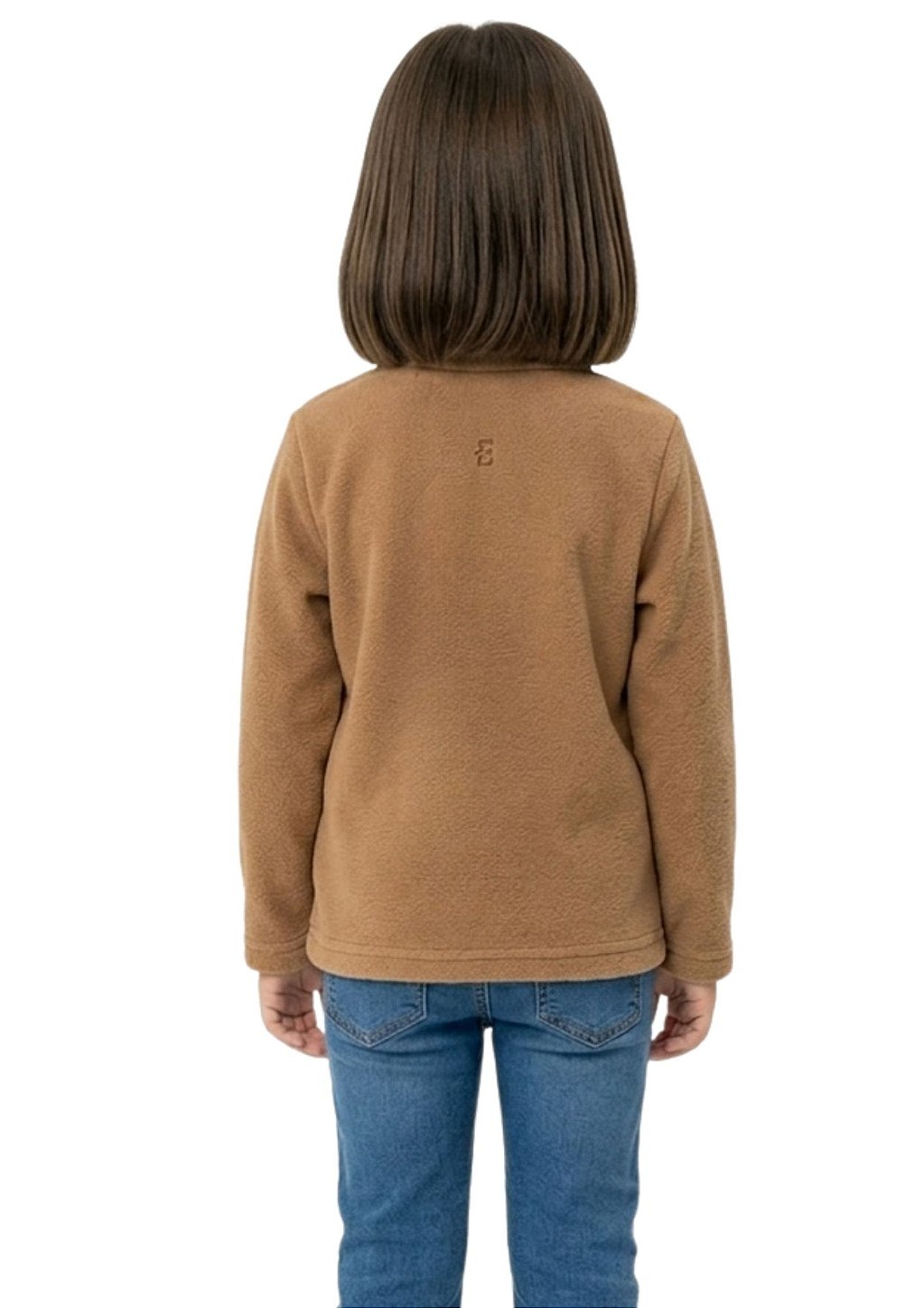 Blusa Microsoft Fleece Unissex Infantil Meio Zíper Estanciero F