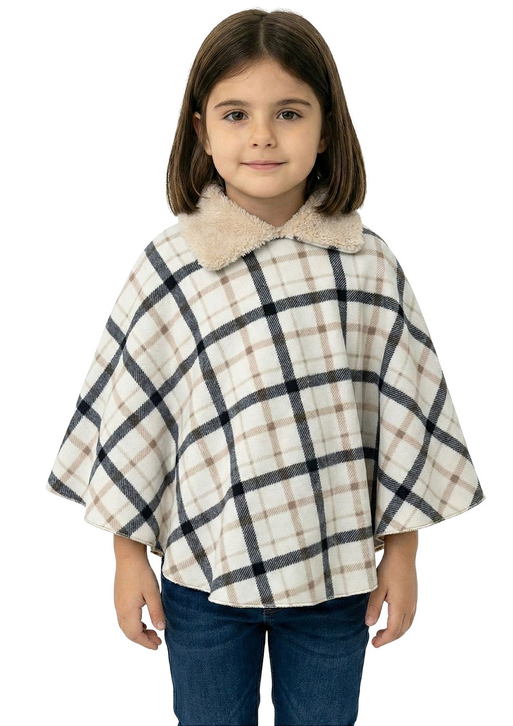 Poncho Pala Sherpa Feminina Estanciero