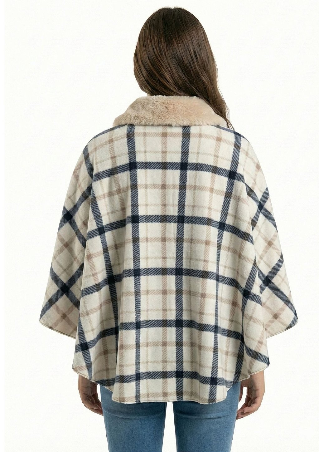 Poncho Pala Sherpa Feminina Estanciero