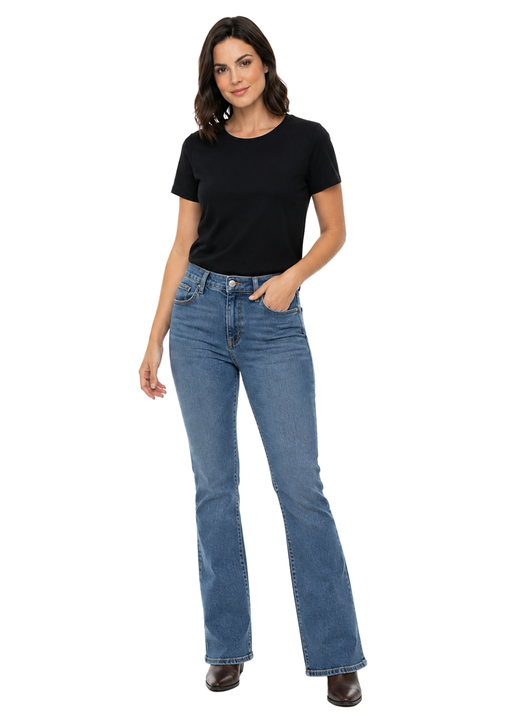 Calça Jeans Feminina Bootcut Cavalo Estanciero
