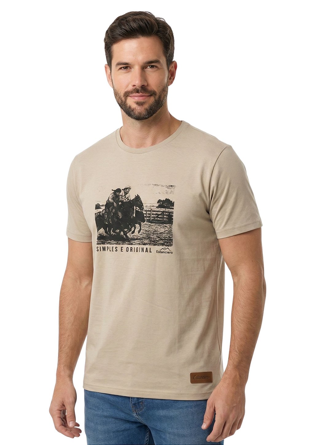 Camiseta Masculina Estanciero Paleteada