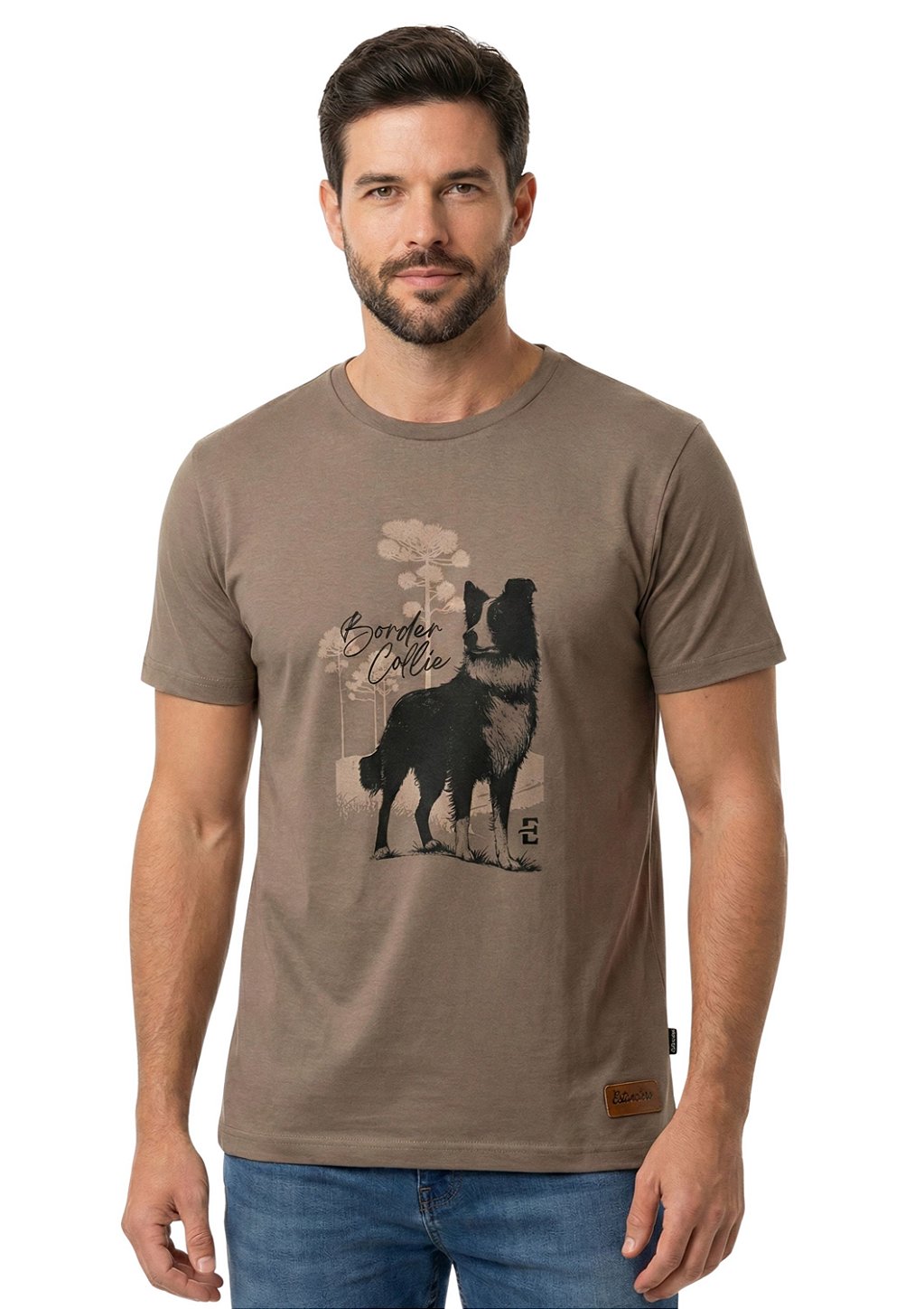 Camiseta Masculina Estanciero Border Collie