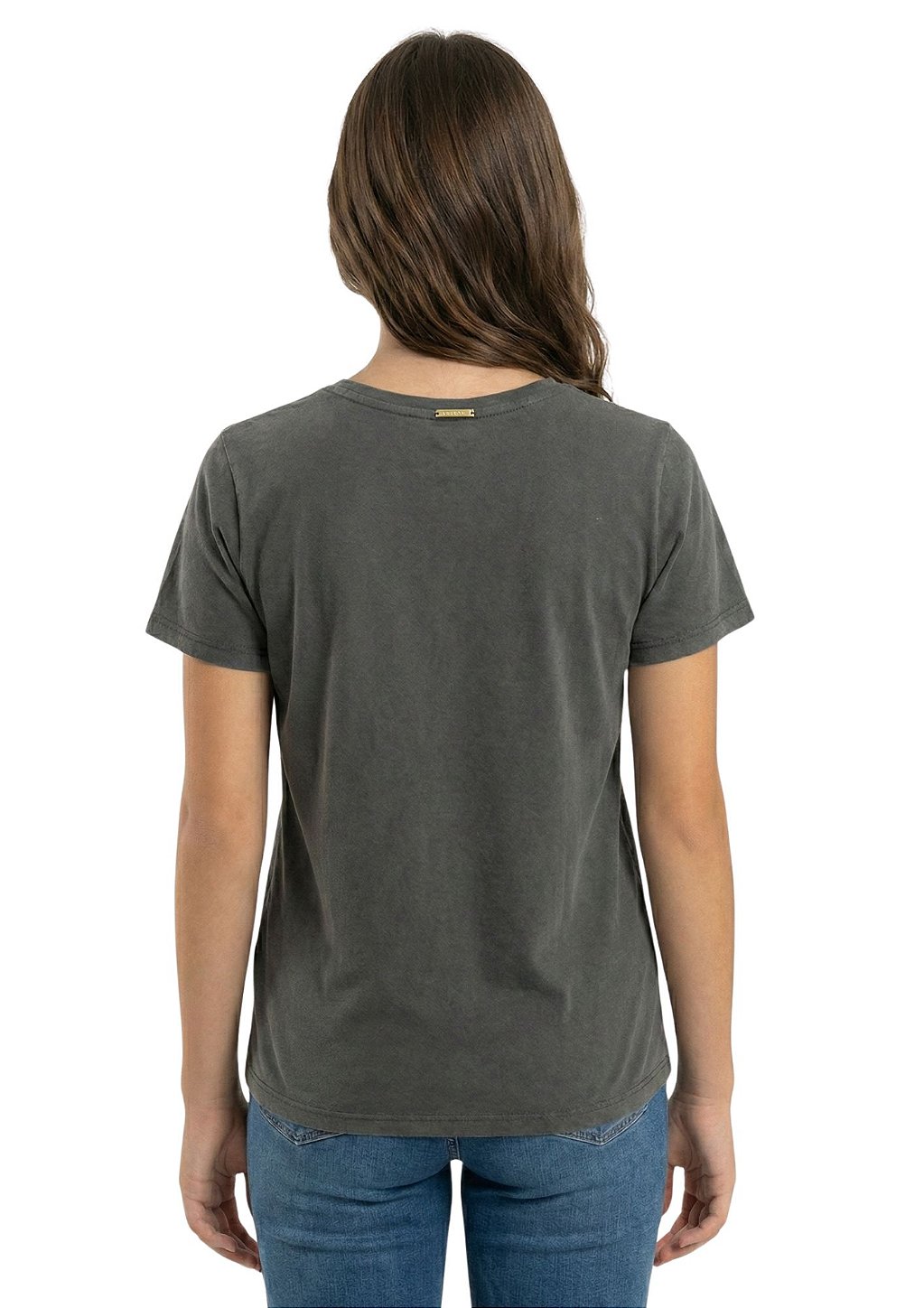 T-Shirt Juvenil Baby Look Feminina Estanciero Wildflowers