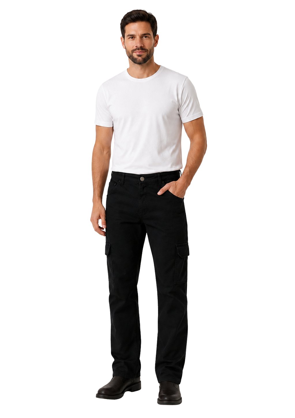 Calça Cargo Masculina Sarja Estanciero