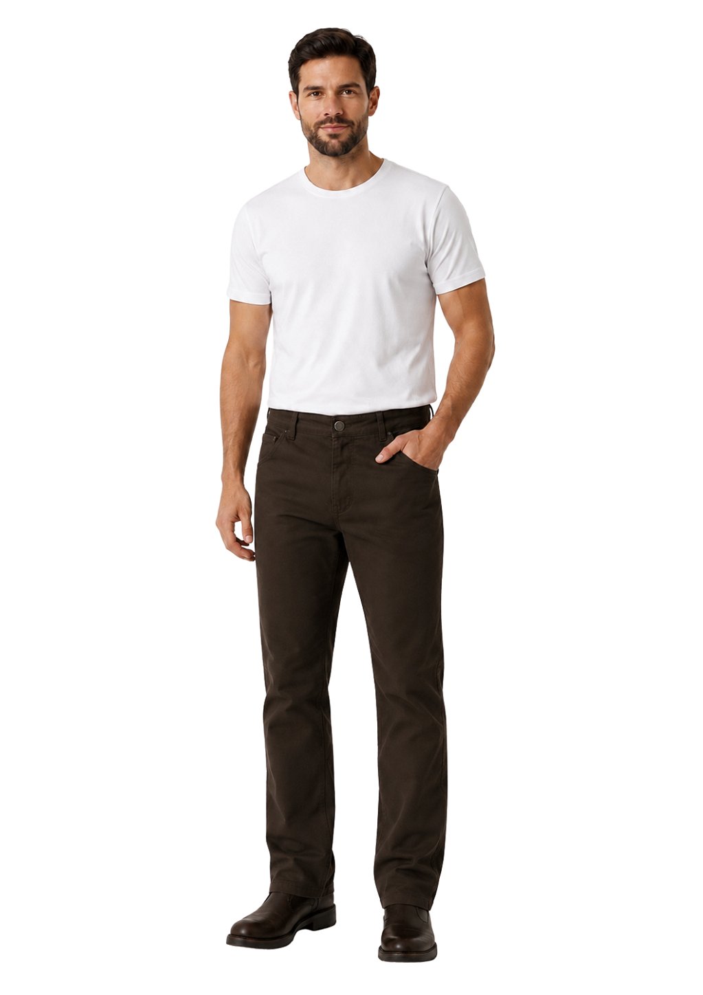Calça Cargo Masculina Sarja Estanciero
