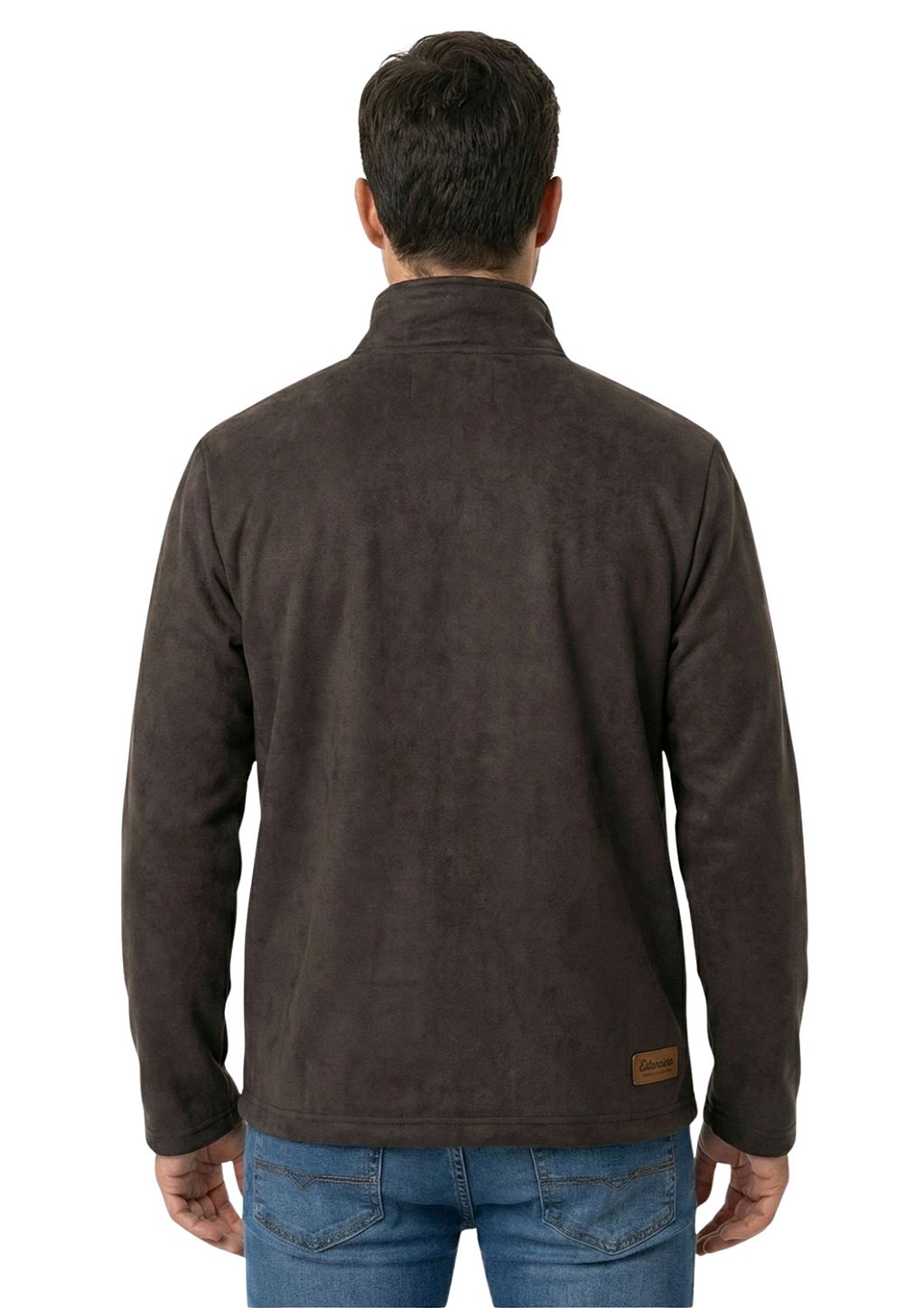 Jaqueta Suede Gola Padre Peluciada Masculina Estanciero