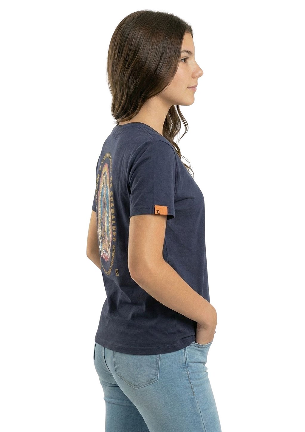 Camiseta Juvenil Unissex Estanciero Nossa Senhora Guadalupe