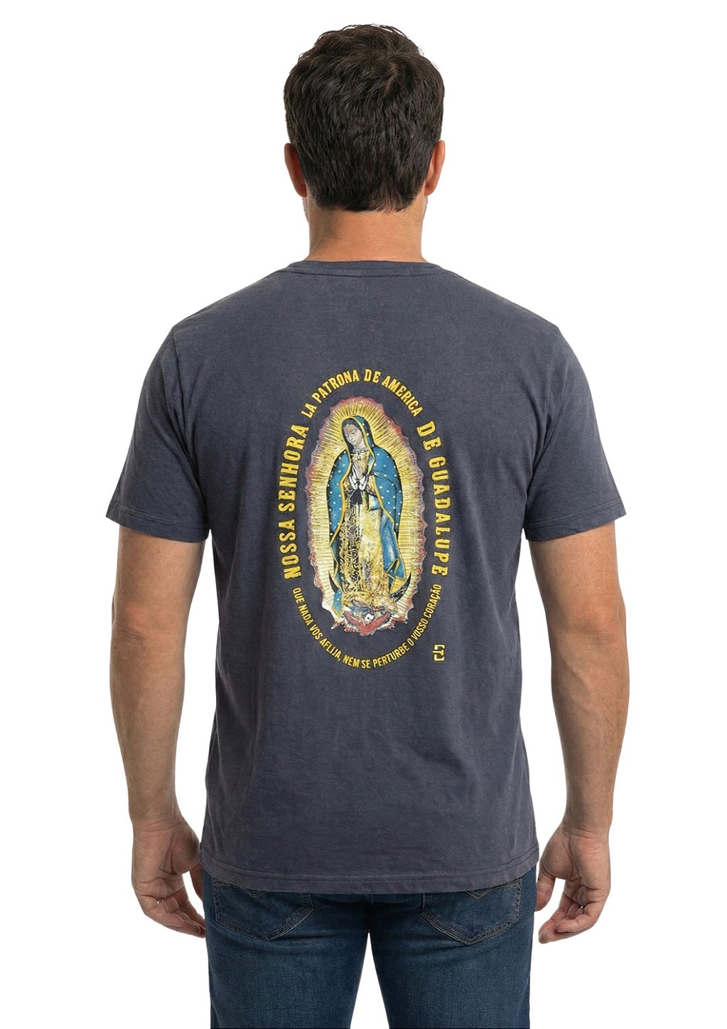 Camiseta Masculina Estanciero Nossa Senhora Guadalupe