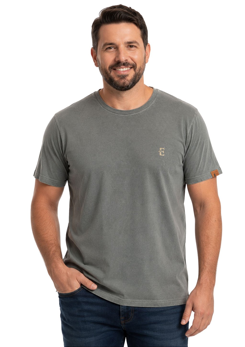 Camiseta Masculina Estanciero Cavalo Crioulo Costas