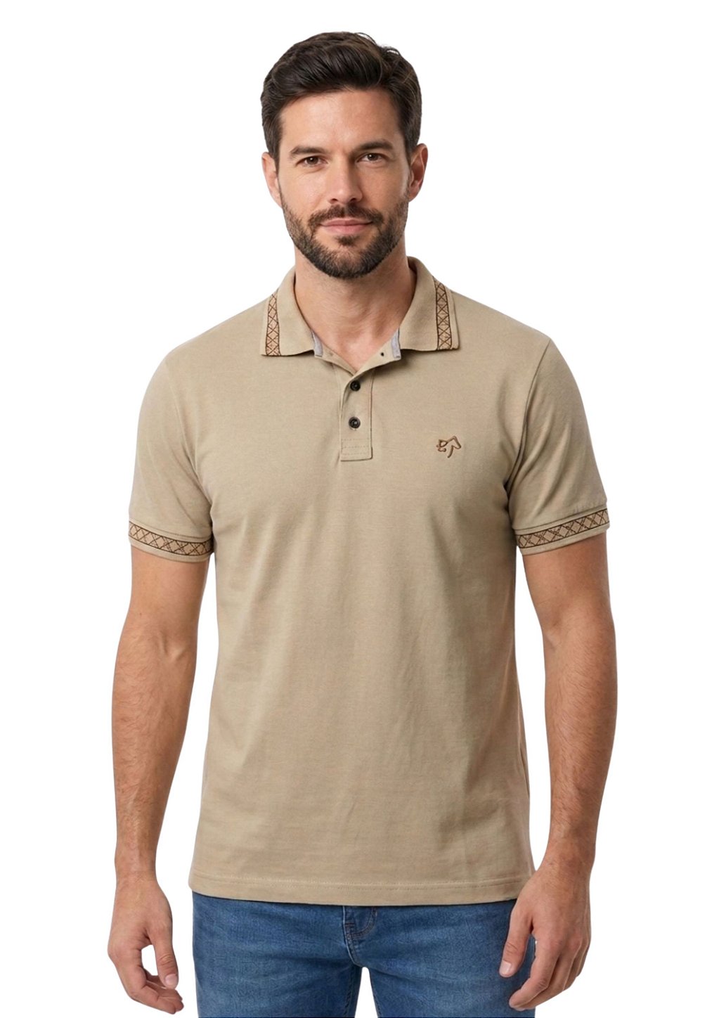 Polo Masculina Estanciero Com Guarda Pampa