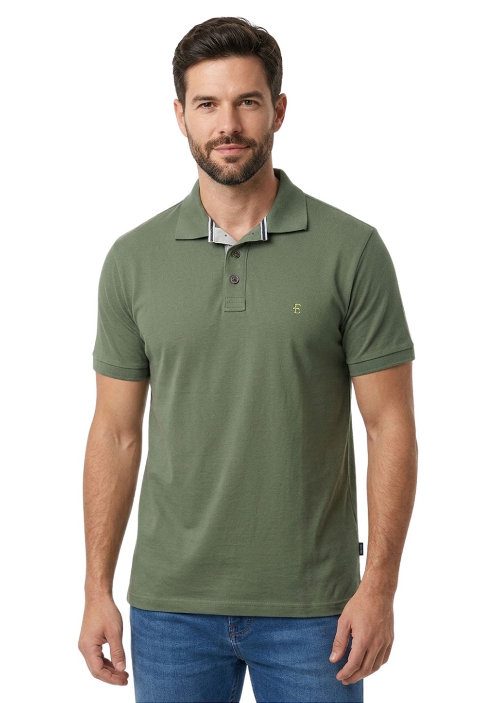 Polo Masculina Estanciero Peitilho Listrado