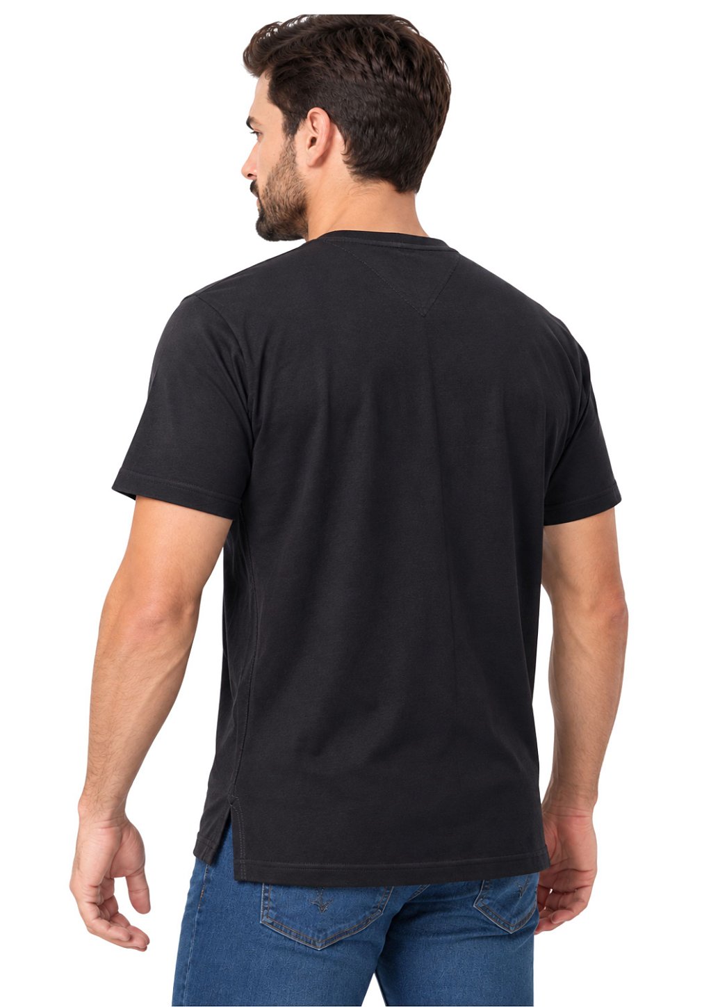 Camiseta Masculina Estanciero Algodão Fibra Longa Fio Egípcio Premium