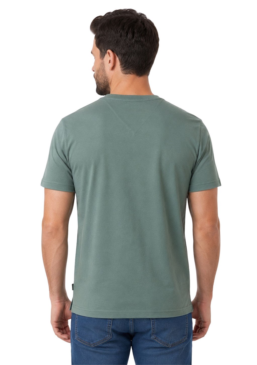 Camiseta Masculina Estanciero Algodão Fibra Longa Fio Egípcio Premium