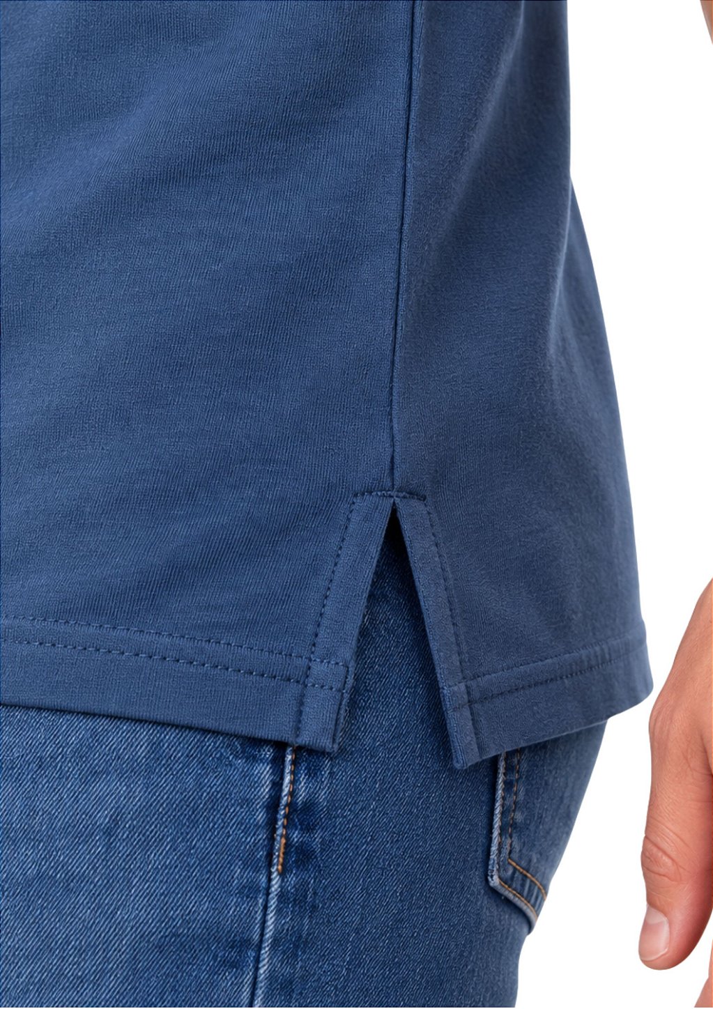 Camiseta Masculina Estanciero Algodão Fibra Longa Fio Egípcio Premium