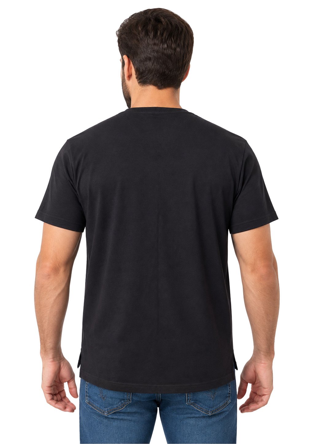Camiseta Masculina Estanciero Algodão Fibra Longa Fio Egípcio Premium