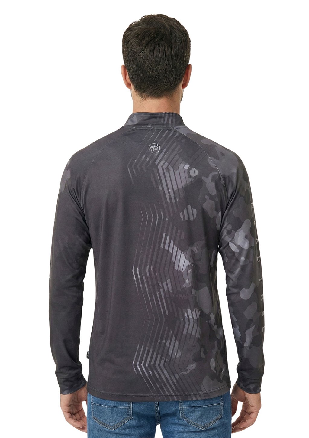 Camiseta manga longa estampada proteção uv head free