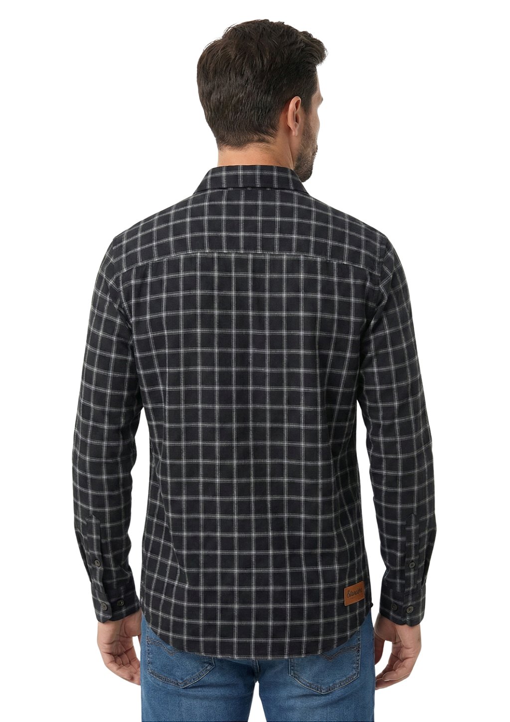 Camisa Flanela Masculina Estanciero Com Bolso