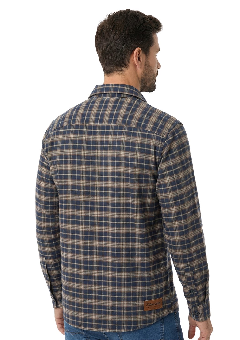Camisa Flanela Masculina Estanciero Com Bolso