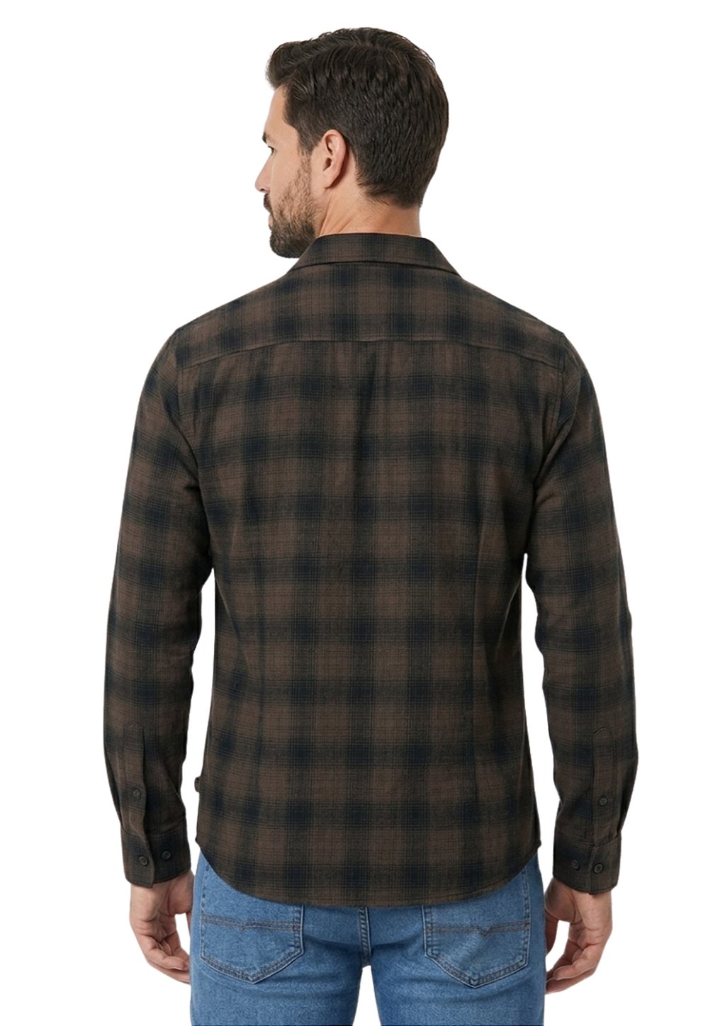 Camisa Flanela Masculina Estanciero Com Bolso