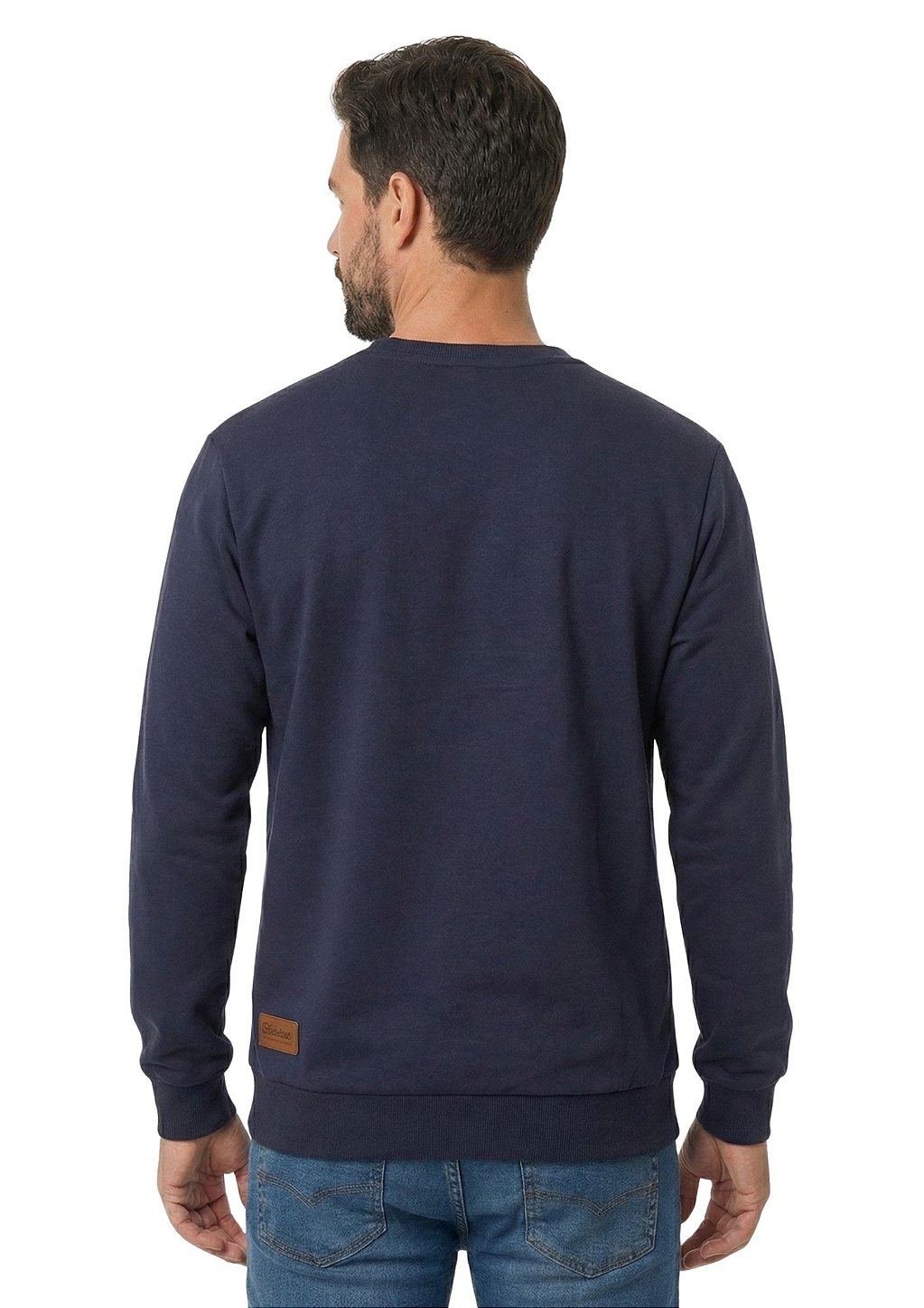 Blusa de moletom masculino estanciero alto-relevo