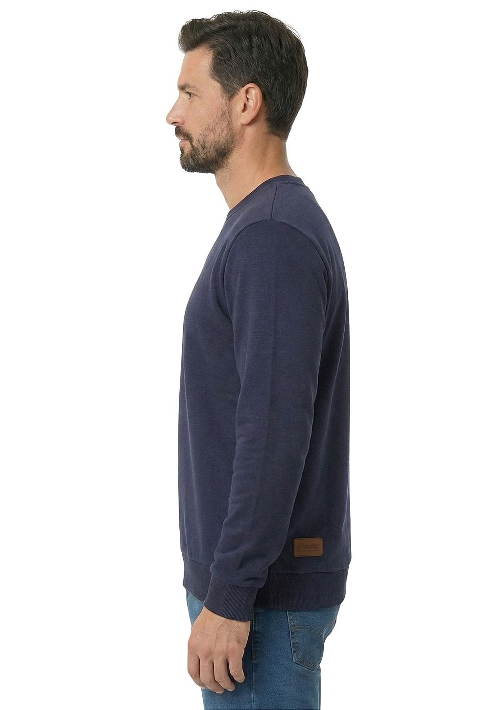 Blusa de moletom masculino estanciero alto-relevo