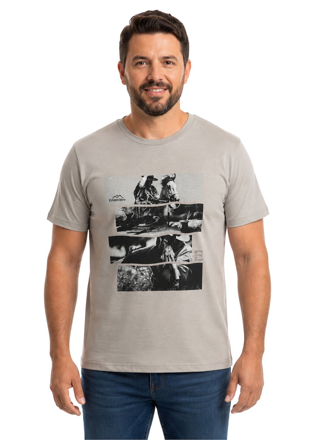 Camiseta Masculina Estanciero Viver Campeiro