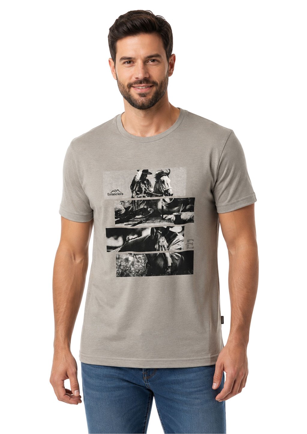 Camiseta Masculina Estanciero Viver Campeiro