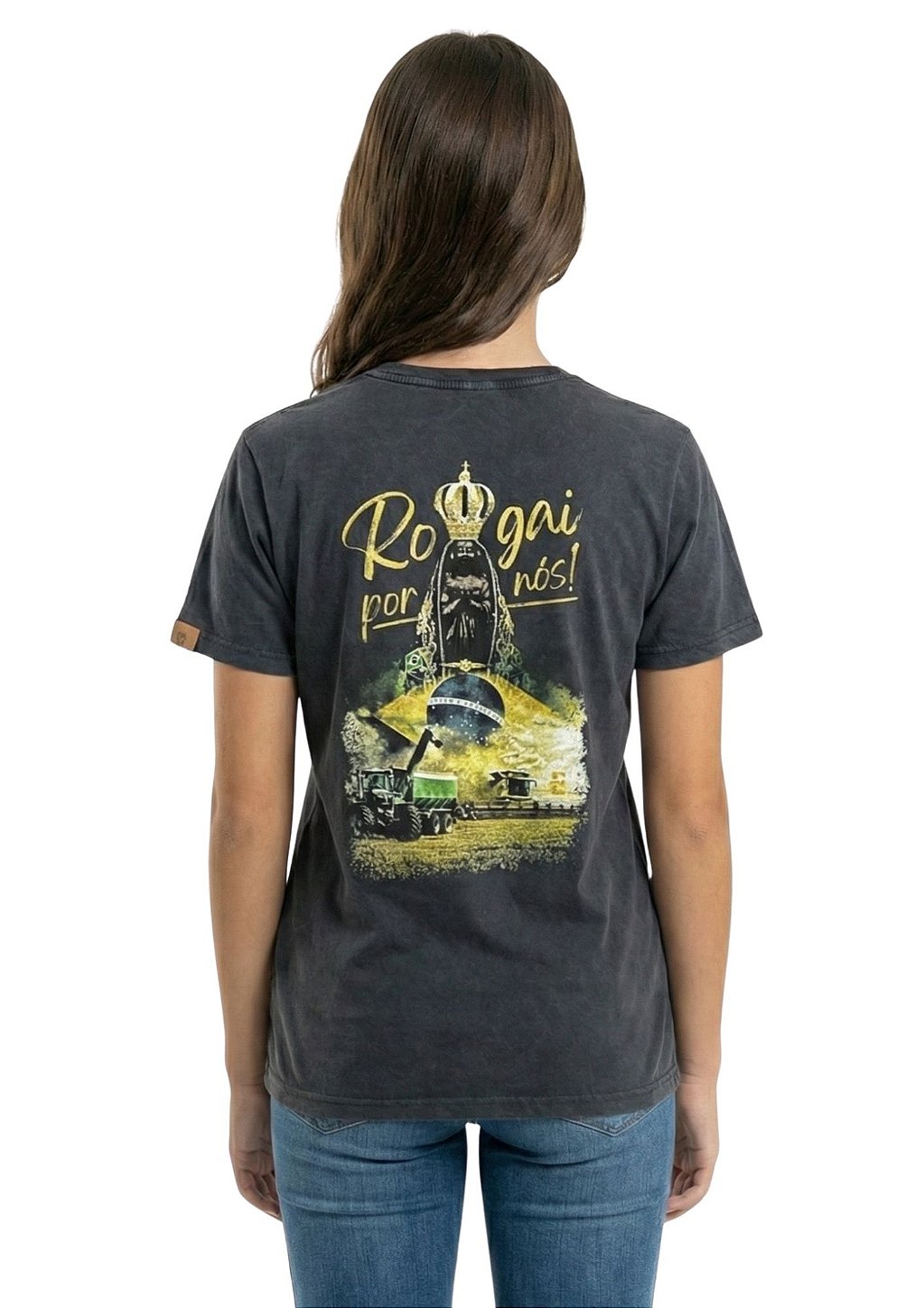 Camiseta Juvenil Unissex Estanciero Nossa Senhora Aparecida