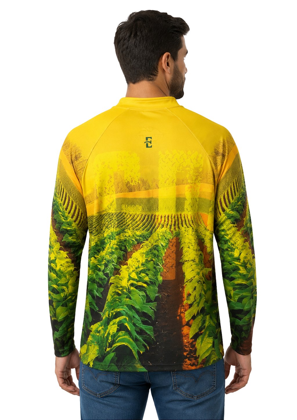 Camisa Manga Longa Estampada Proteção UV Estanciero V17