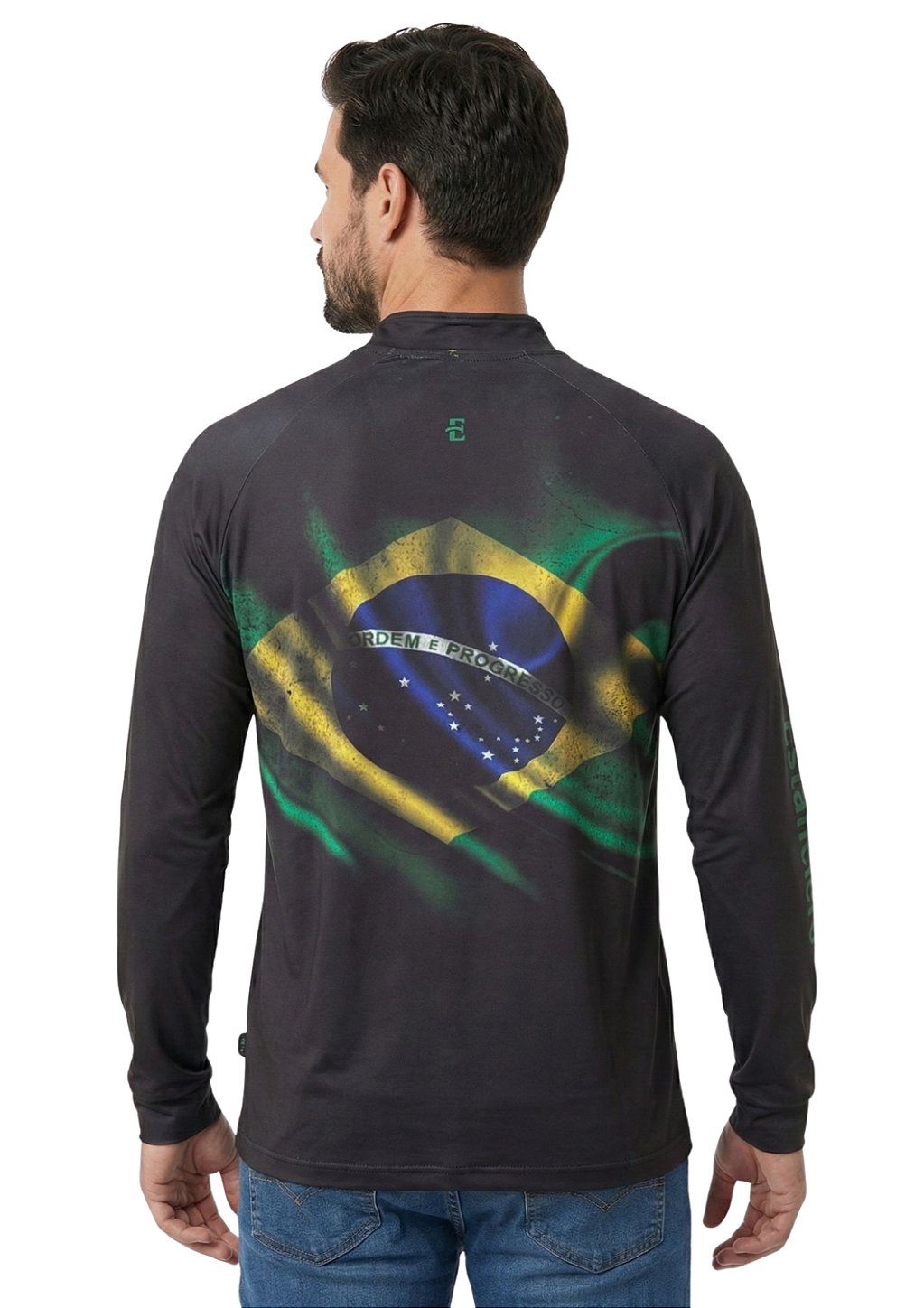 Camisa Manga Longa Estampada Proteção UV Estanciero V18