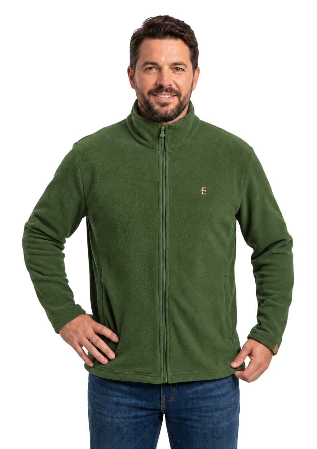 Jaqueta Microsoft Fleece Plus Size Masculina Estanciero