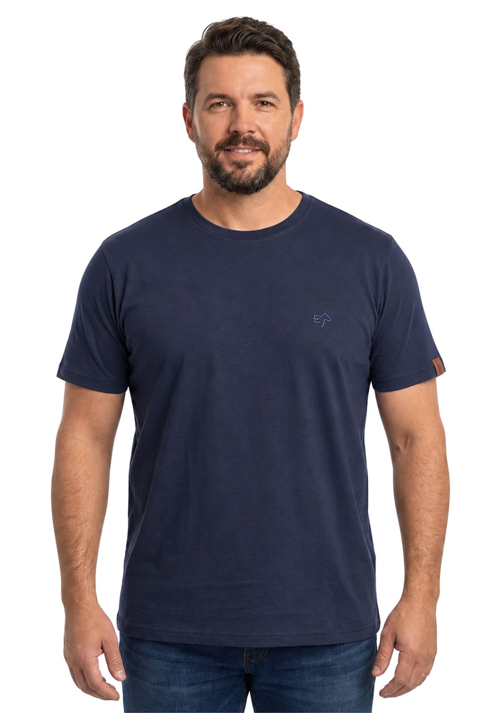 Camiseta Básica Plus Size Masculina Estanciero