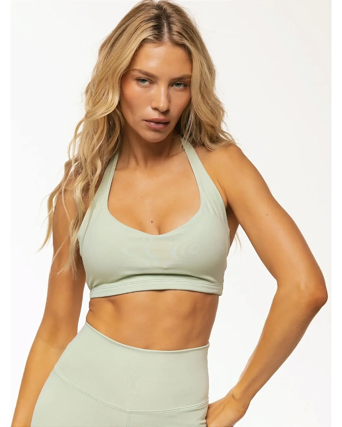 TOP FRENTE UNICA CLEAN - VERDE MENTA