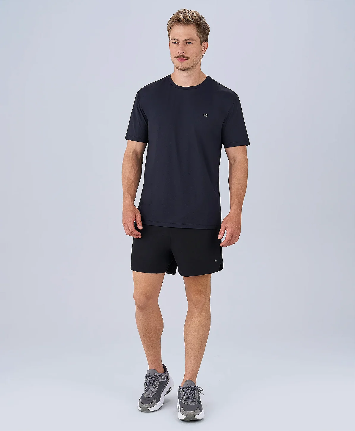CAMISETA POLYGIENE COM REFLETIVO - PRETO