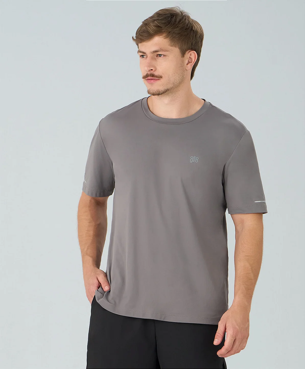 CAMISETA REFLETIVOS - CINZA HORIZONTE