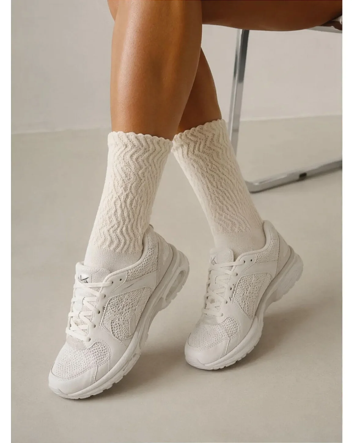 MEIA AEROBIC ALL SHAPE - OFF WHITE