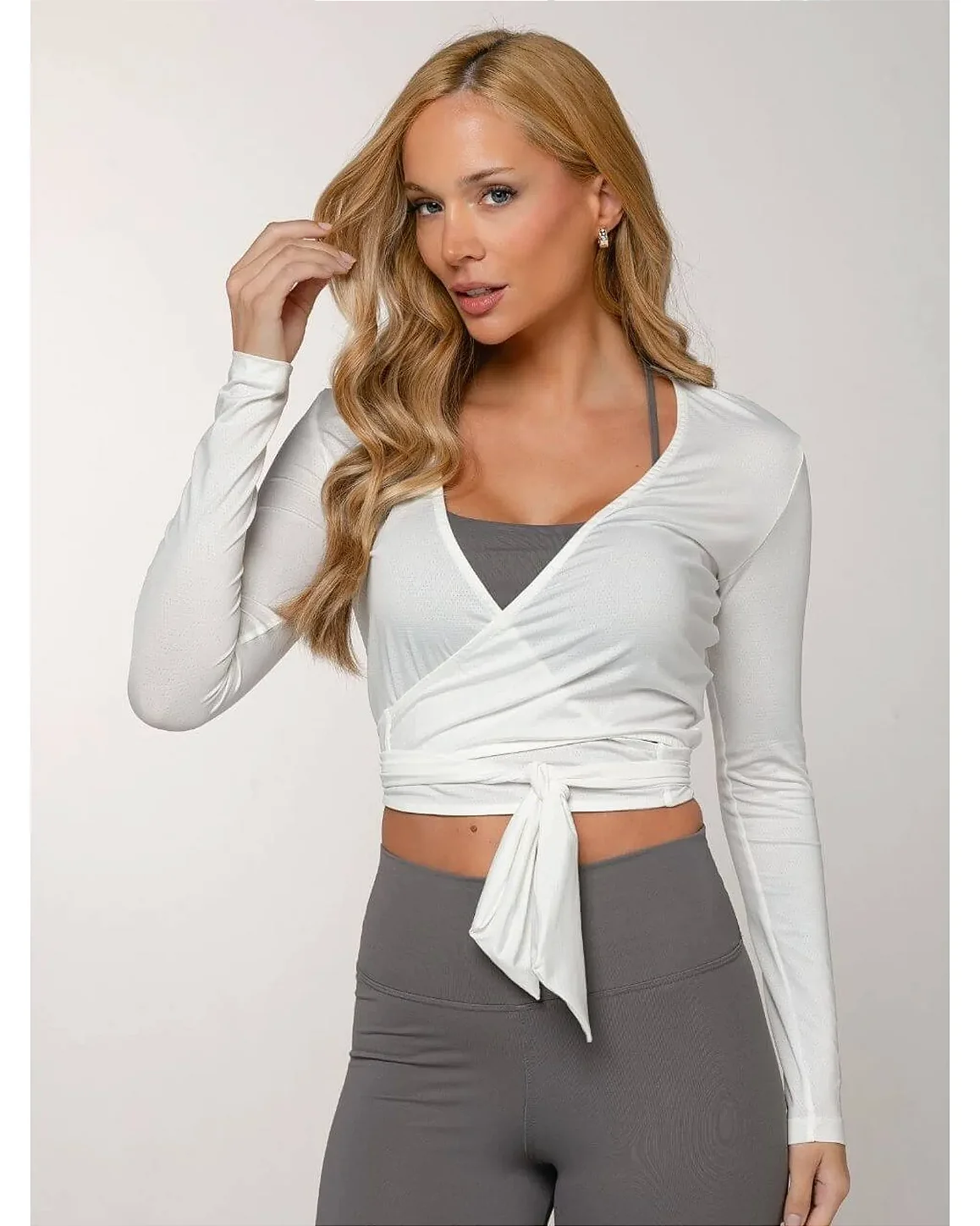 BLUSA MANGA LONGA TRANSPASSADA- BRANCO