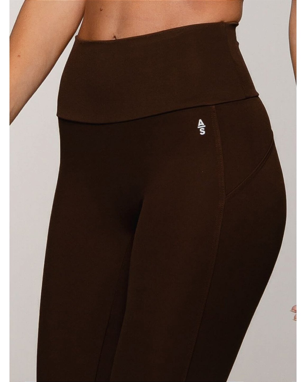 LEGGING FRONTLESS - MARROM EXPRESSO