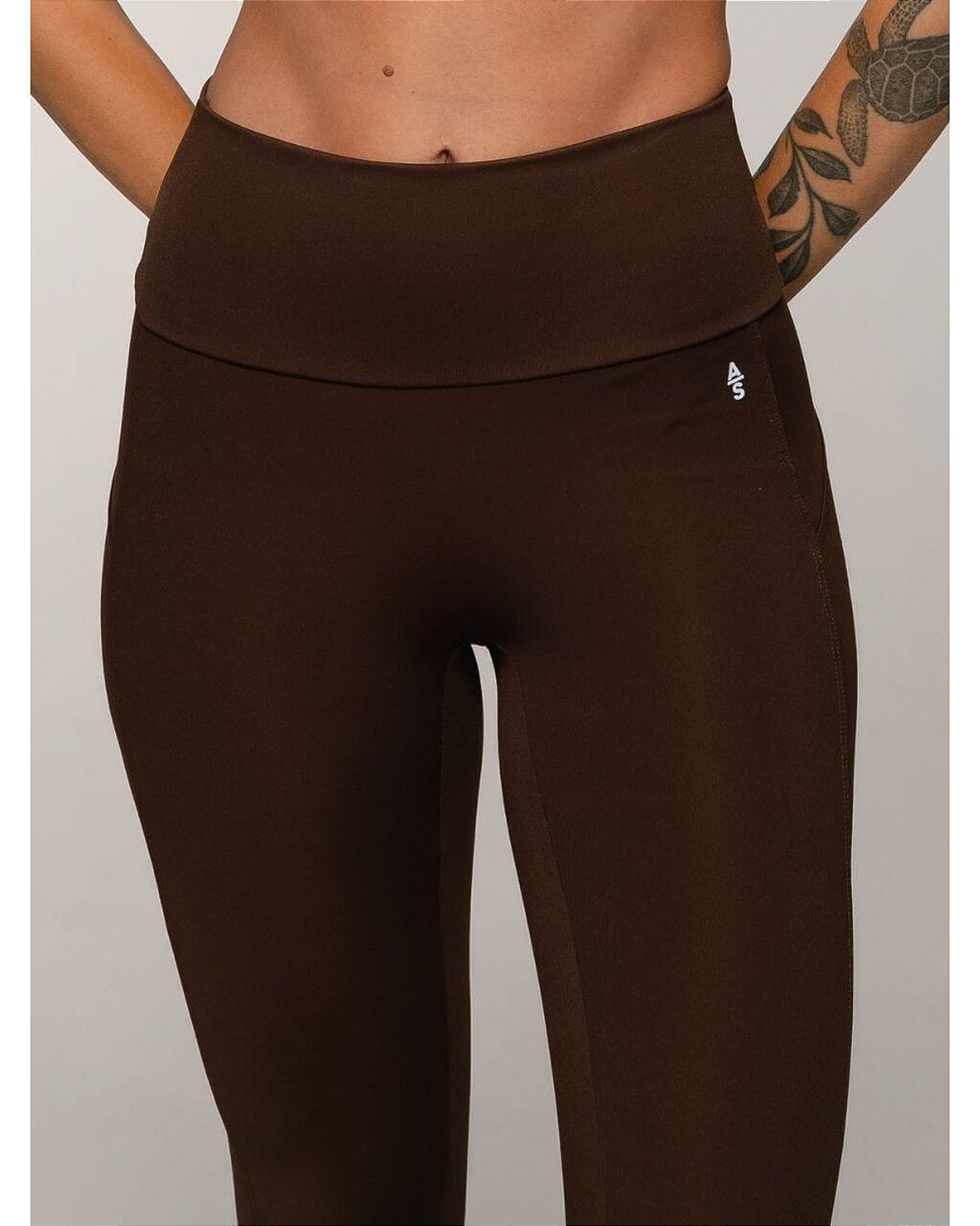 LEGGING FRONTLESS - MARROM EXPRESSO