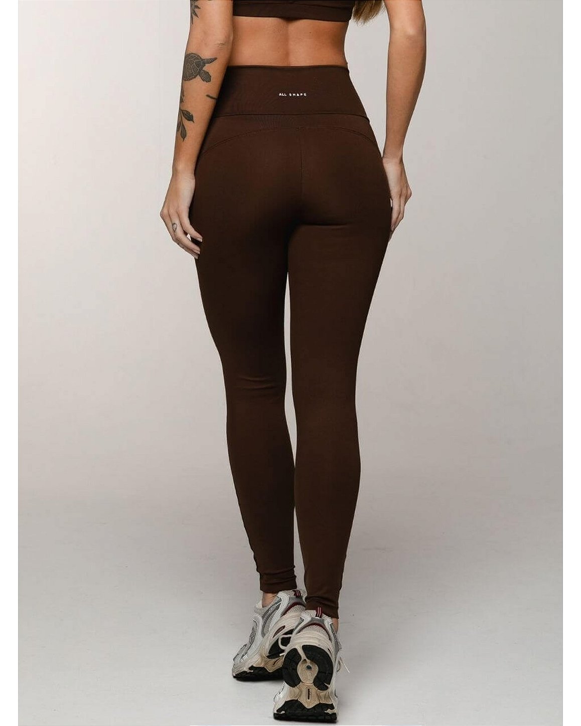 LEGGING FRONTLESS - MARROM EXPRESSO