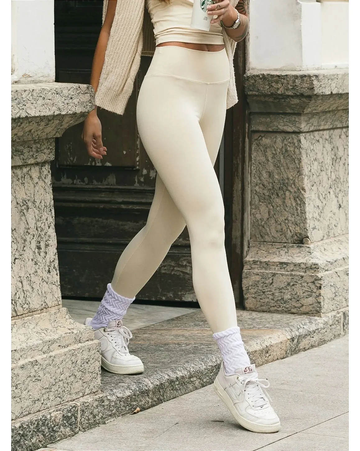 LEGGING CONFORT - BEGE NATURAL