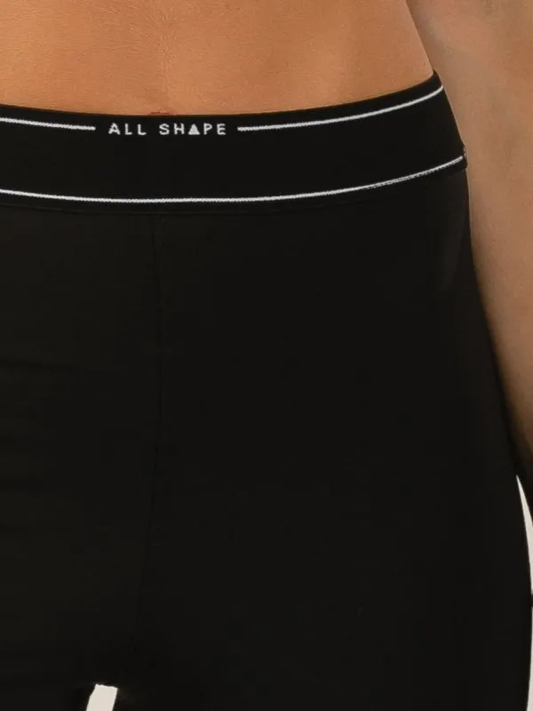 SHORT COM ELÁSTICO PERSONALIZADO - PRETO