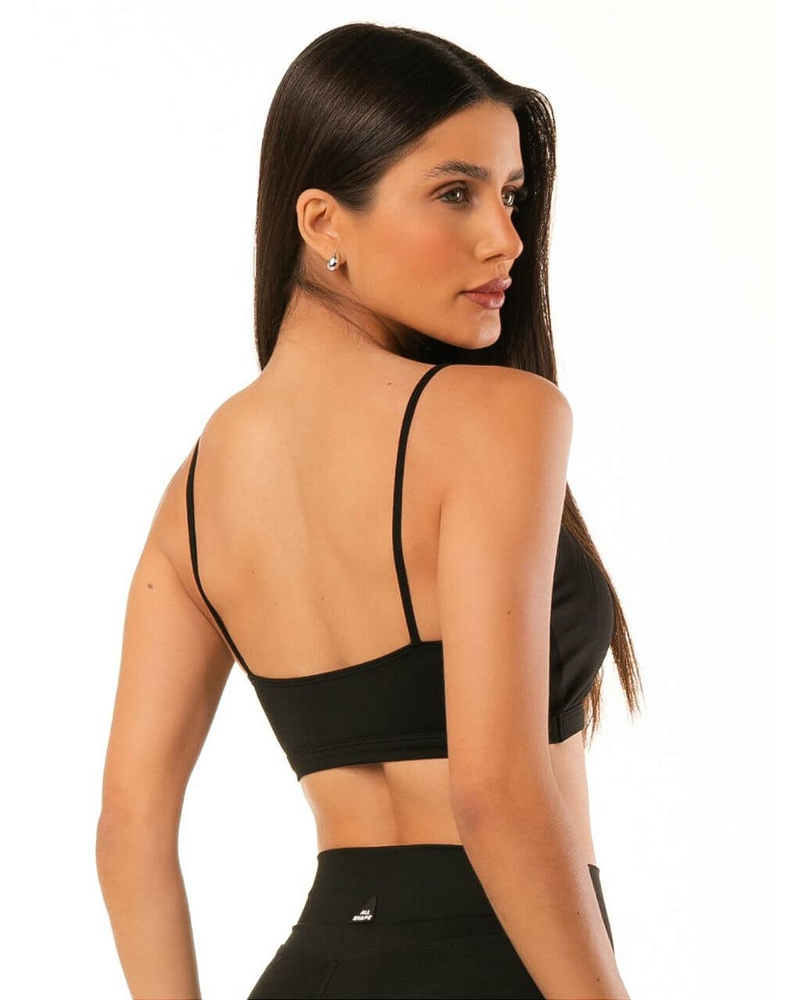 TOP DE ALCINHA - PRETO