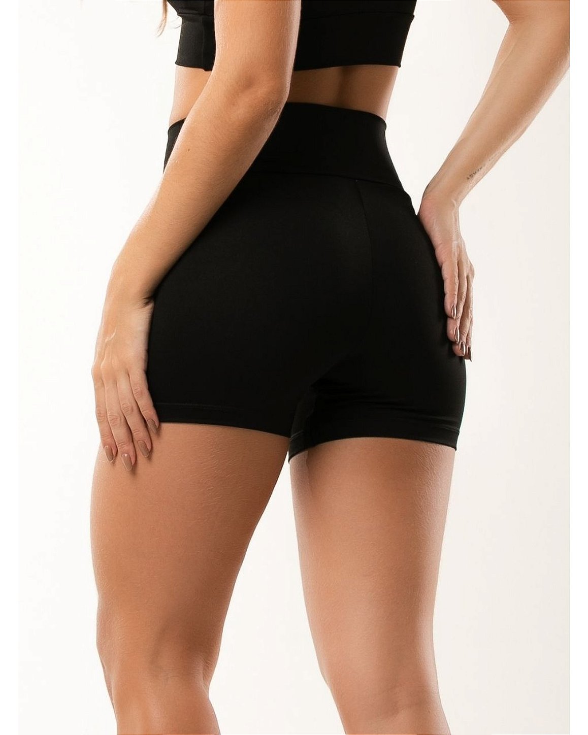 SHORT ESSENCIAL CONFORT - PRETO
