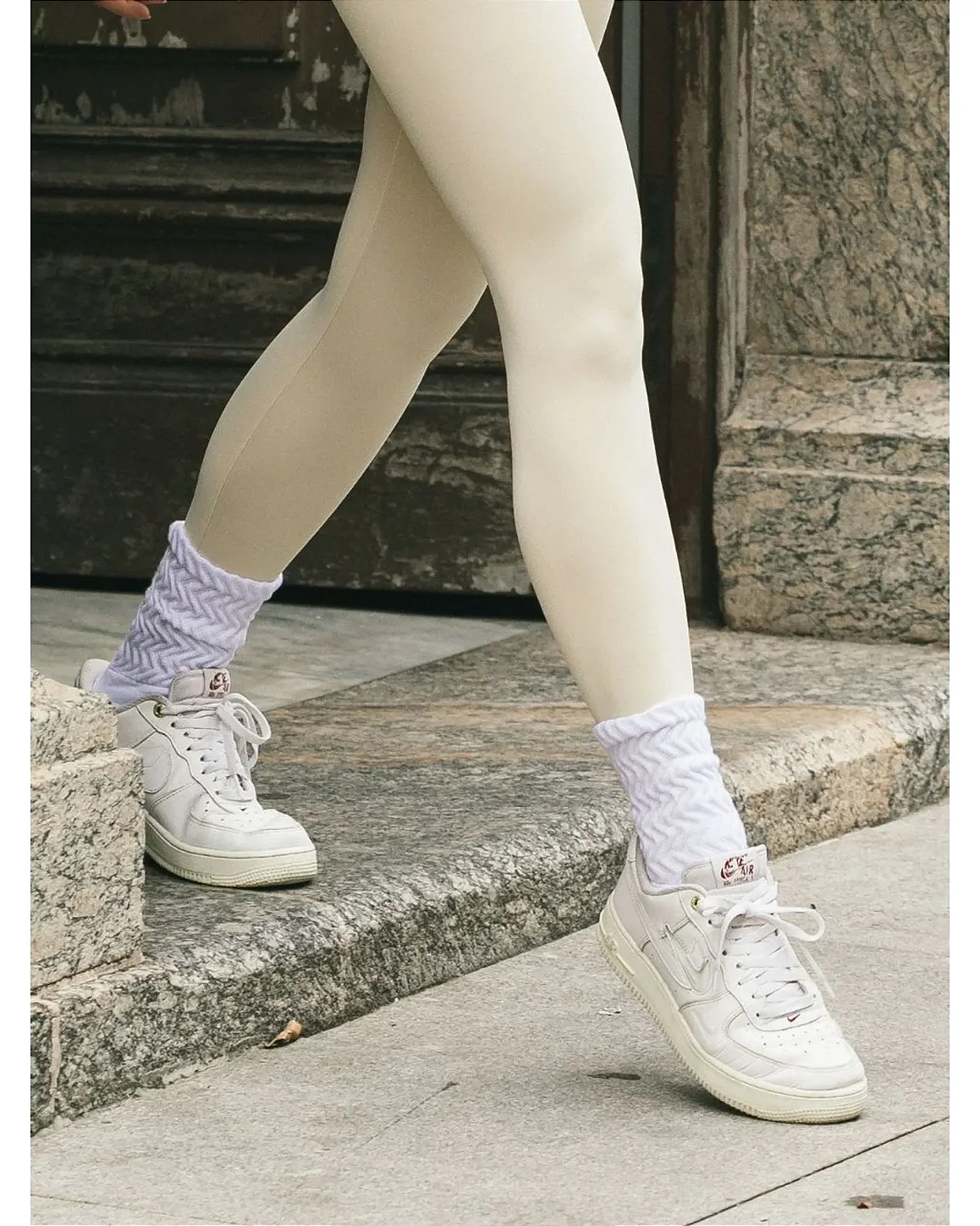 MEIA AEROBIC ALL SHAPE - BRANCO