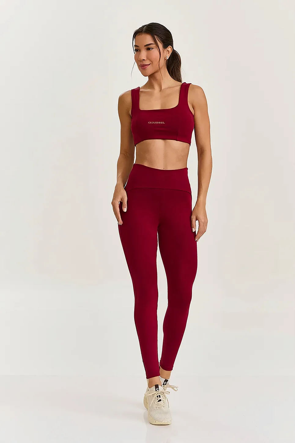 LEGGING HERO CAJU BRASIL - VERMELHO CARMIM