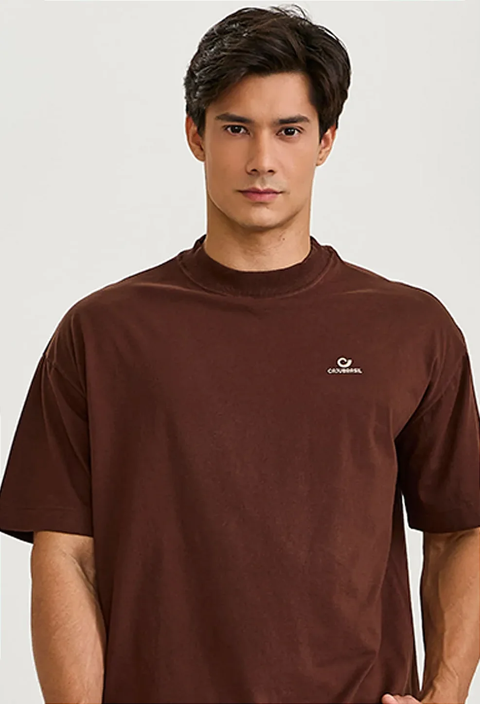 CAMISETA OVERSIZED CAJU BRASIL - MARROM COFFE