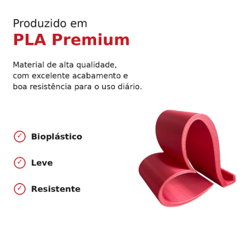 Suporte Para Celular De Mesa Formato Coração Decorativo Top