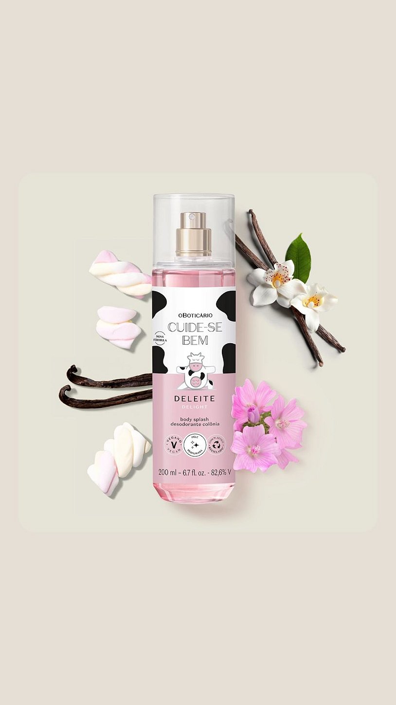 Body Splash Cuide-Se Bem Deleite 200ML